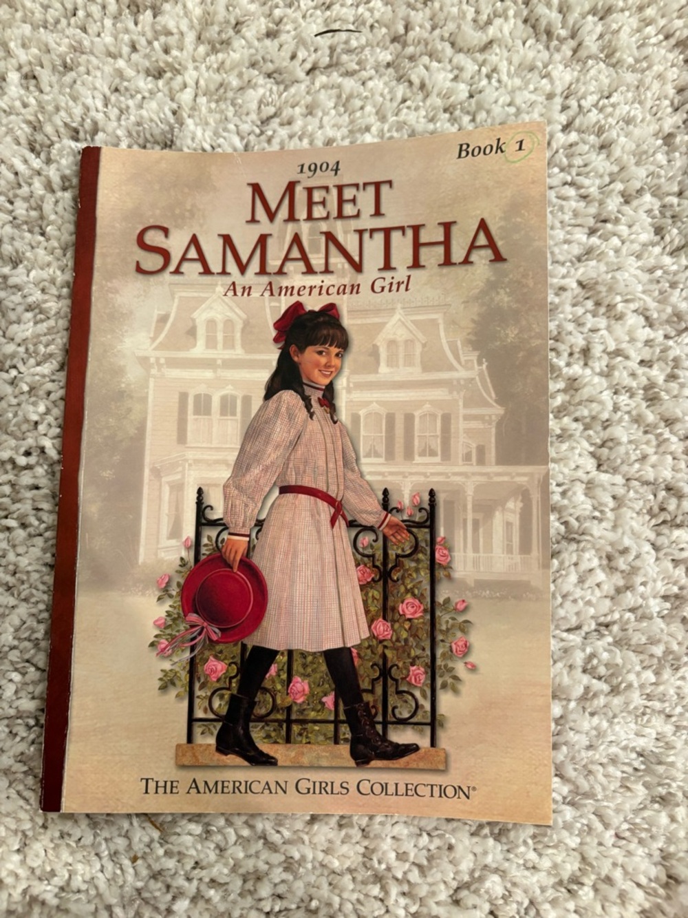 Samantha American Girl Doll in Red and White Gingham Dress - Picture 3 of 4